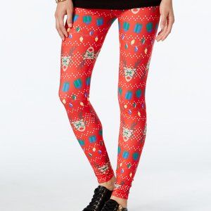 Christmas Women’s Reindeer Lights Spandex Legging